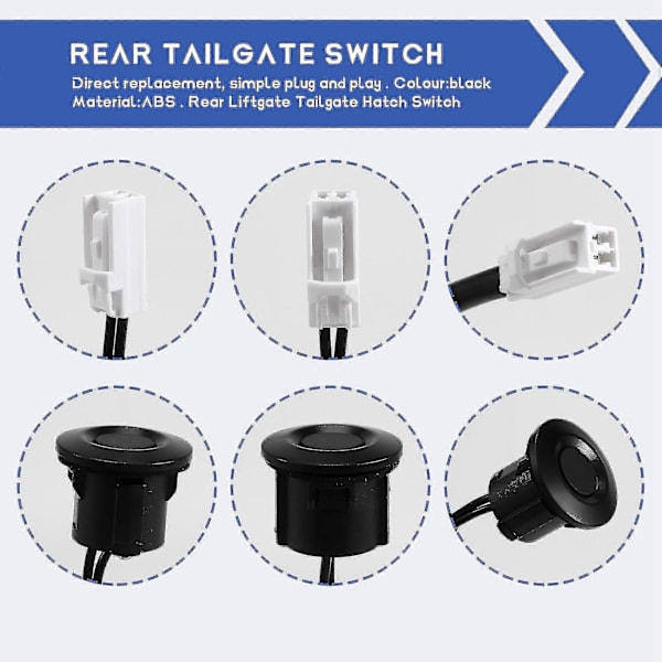 NYHED til 2010 2011 2012 2013 Mazda3 Hatchback Bagklap Hatch Switch Knap BBN9624B0C08
