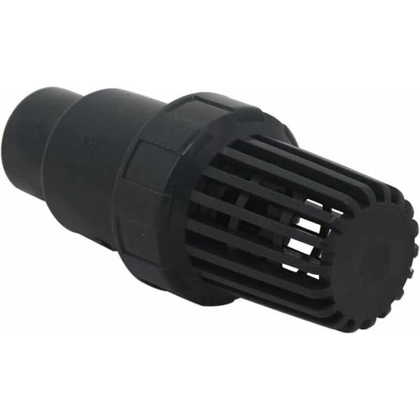 Bottenventil, backventil med kulsug, 25, 32, 40 mm, backventil, backsil för PVC-poolpump (32 mm inner