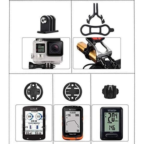 MTB Landsvägscykel Styre Förlängningsfäste för Garmin Edge/Bryton Rider/CatEye