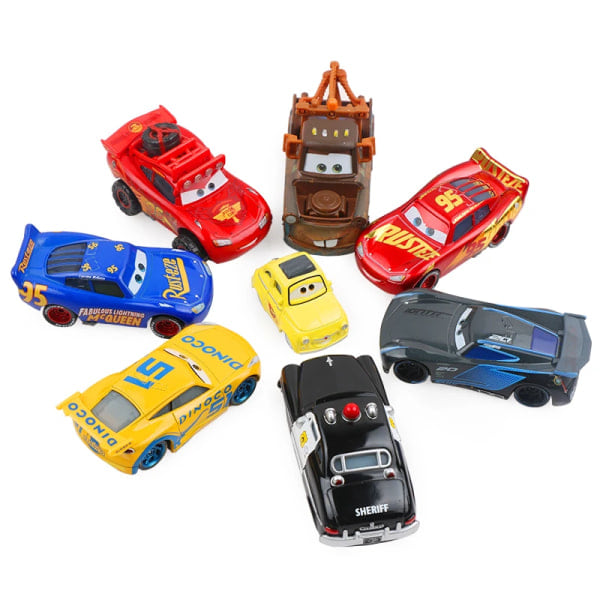 Disney Pixar Cars Bilmodell Barnleksaker Dubbelfärgad Fantastisk McQueen