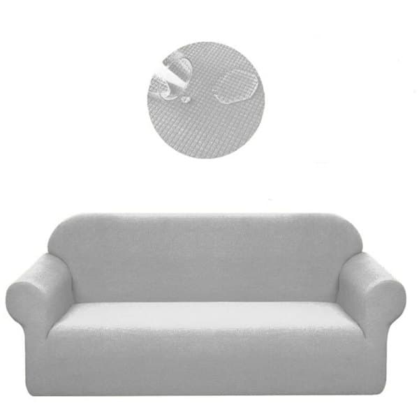 Elastisk sofatrekk Vanntett Slitesterkt Kombinasjonssofatrekk Sofatrekk Beige