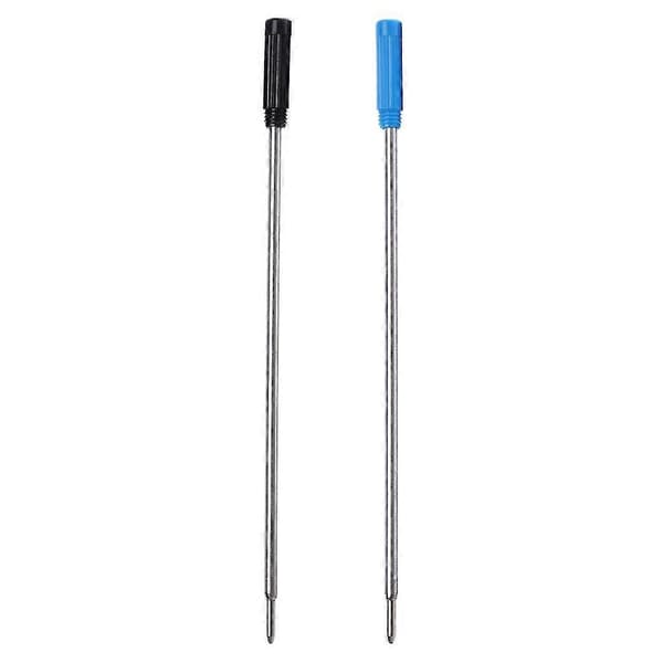 10 stk. kulepennrefiller svart/blå 0,5 mm for de fleste metallkulepenner Blue