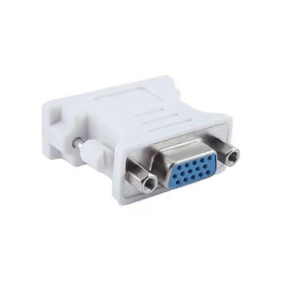 DVI-D hann til VGA hunn-adapterkonverterer VGA til DVI/24+5-pinners hann til VGA hunn-adapterkonverterer