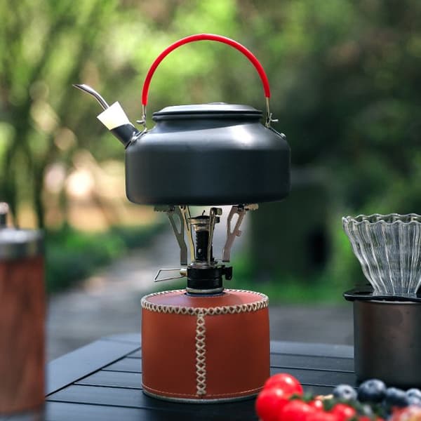 Fällbart stormkök för picknick, camping, campingkök, enkelbrännare och små fickbrännare