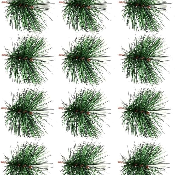 24 stk. kunstige fyrregrene til juletræ