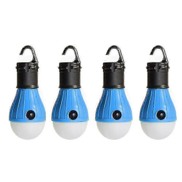 Camping Tältlykta Glödlampa Campingutrustning För Camping Vandring Backpacking blue
