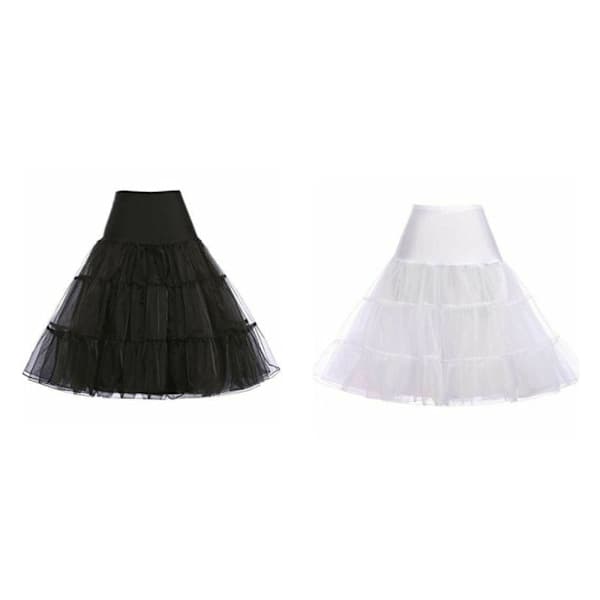 Tutu Skirt Crystal Gauze Slip Bröllopsklänning RÖD - i lager röd red