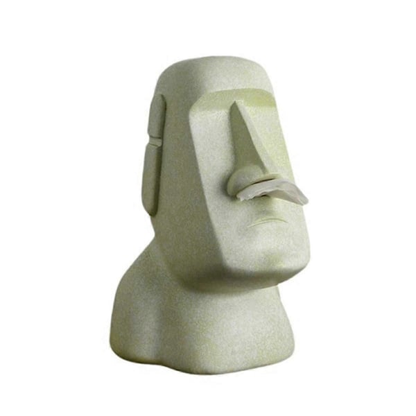 Påskeøen Sten Statue Papir Håndklæde Boks Boligindretning Statue Retro Stue Dekoration Hjem