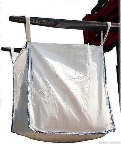 2 x Nya 1 ton FIBC säckar Trädgårdsavfall Kraftig 85 x 85 x 80cm