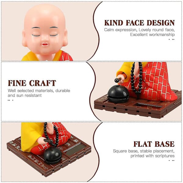 Bil Bobblehead Dashbord Buddha Board Voksen Bobbleheads Bil Dashbord Liten Buddha Statue