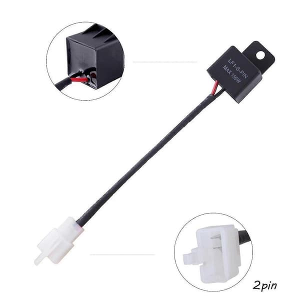 12v Led Relæ Indikator Relæ Motorcykel Belastningsindikator Lf1-s-pin Max 150w 2 Pin