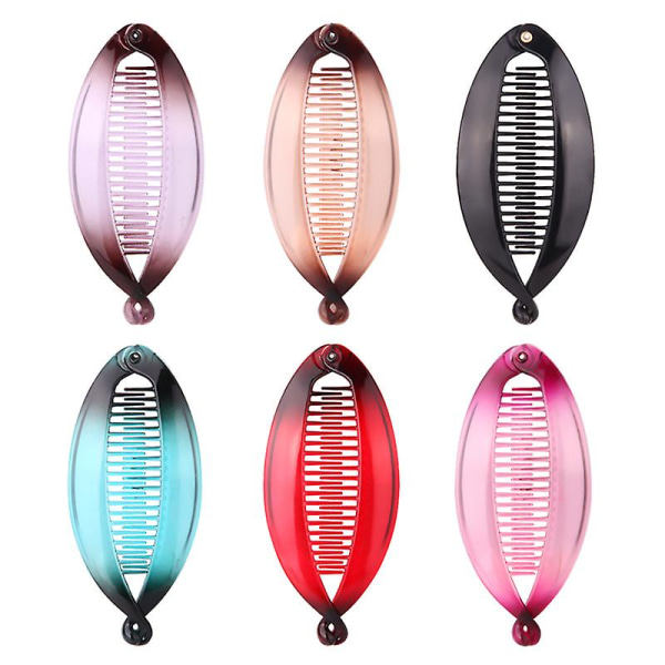 2 stk Klips Hår Fleksibel Hestehaleholder