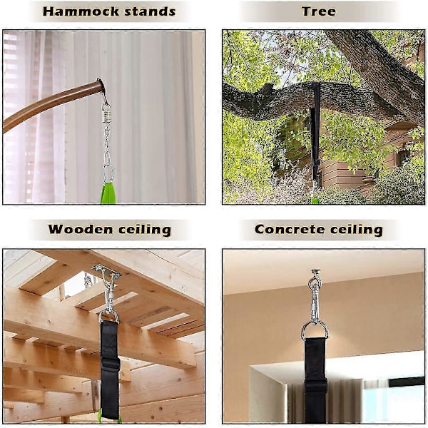 OUTREE Pod Swing Stol for Barn 100% Bomull Hengekøye Stol for Innendørs og Utendørs bruk blue
