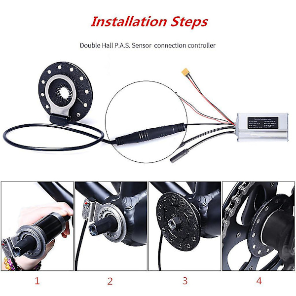 Sykkelpedal Assist-sensor, Elektrisk Sykkel Pedal Sensor Pedal Assist C