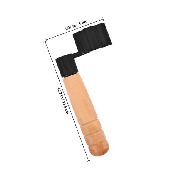 Manuell gitarstrengvikler med trehåndtak - Lett/bærbar - Akustisk/elektrisk