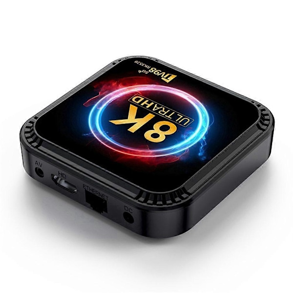 TV98 RK3528 Smart TV Boks Android 13 8K HD 2.4G&5G Wifi Media Player Mini Set Top Boks 4G&32G EU STIK