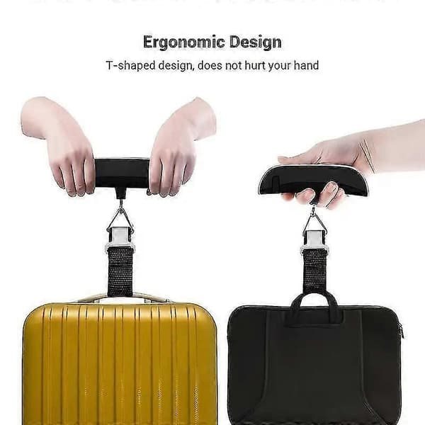 110lb/50kg Digital Håndholdt Bagagevægt med Baggrundsbelyst LCD-display With strap