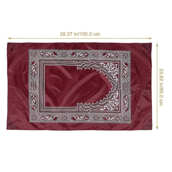 2 stk. reisedekor Eid Mubarak-rekvisita Islamsk dekorasjon Tyrkisk bønneteppe Eid Ramadan-gave Islamsk bønneteppe, hw