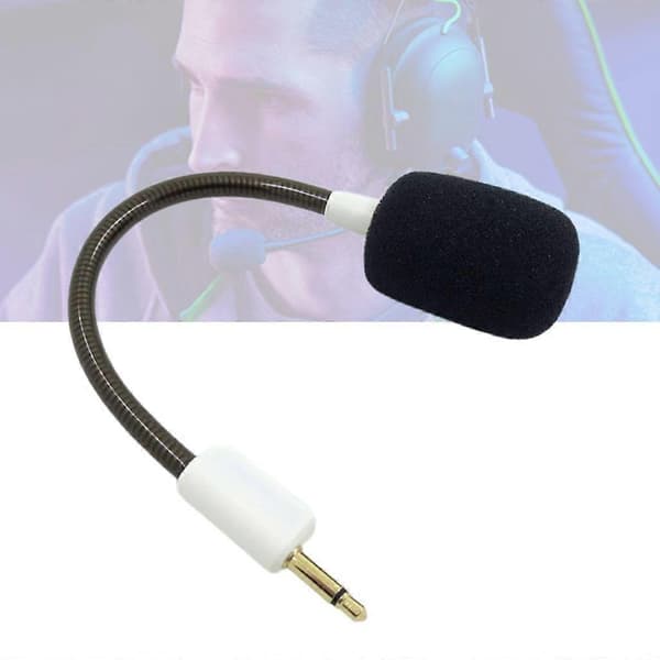 Avtakbar 3,5 mm bommikrofon for BlackShark V2, V2Pro headset mikrofon Plug & Bruk