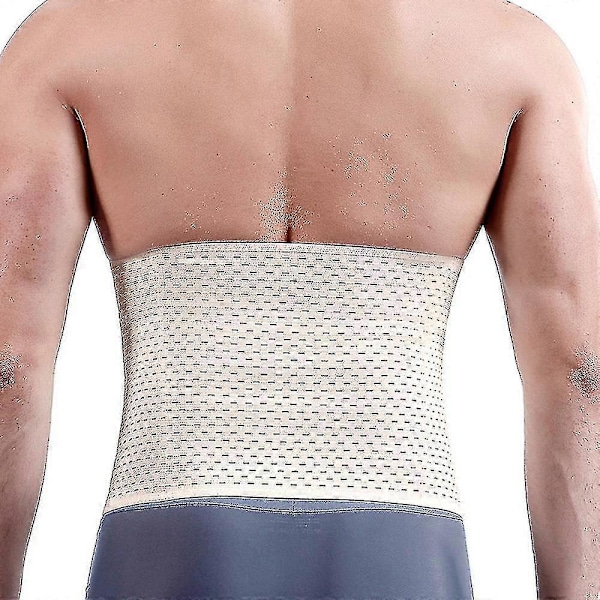 Herre Taljetræner Korsetter Shapewear Med Stålbens Slankende Mavekontrol Bælte Sauna Dragt Til Fitness Body Shaper Tw Skin Color 3XL