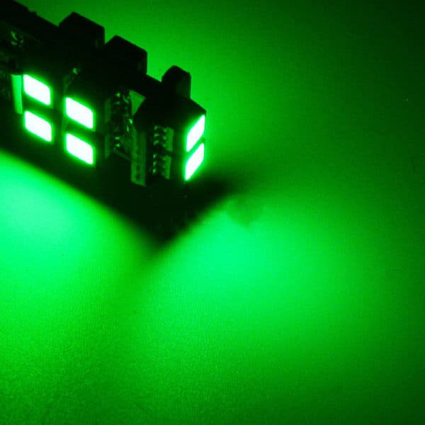 2 stk. RGB T10 W5W 3535 10SMD til bil LED markeringslys