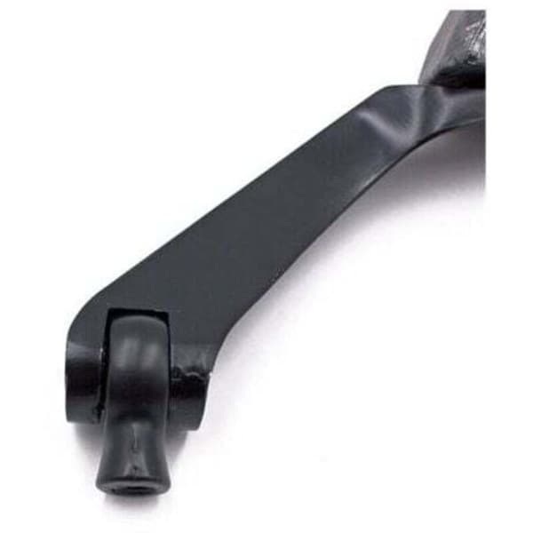 Motorcykel bakspejl, universel sort aluminium, 1 par