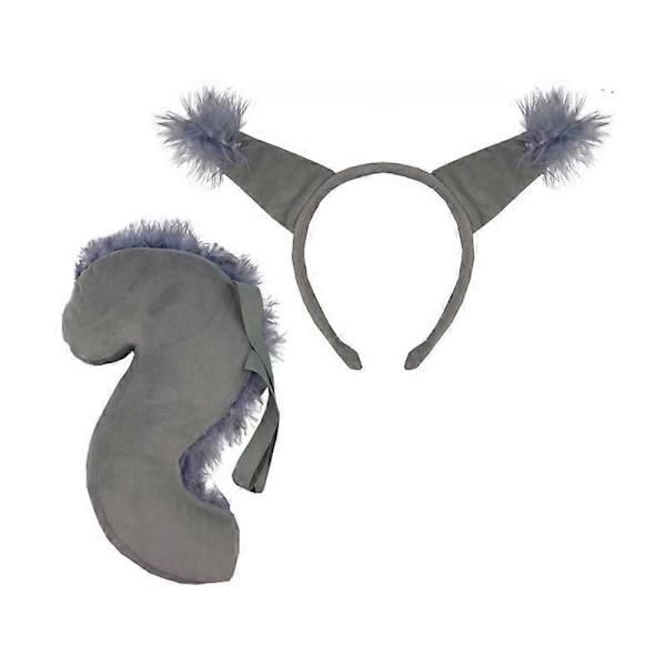 Egern Kostume til Børn og Voksne Gray ears and tail