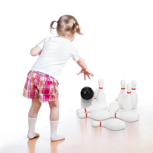 Bowlingkäglor i plast Bowlingset för spel 1 set för inomhusbruk