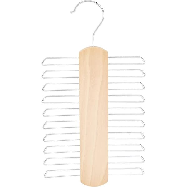 Puiset solmio- ja vyöhenkarit 20 paikkaa, luonnonväri, 17,5 cm, 2 kpl:n setti