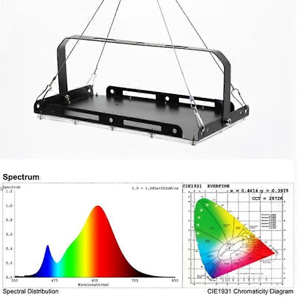 100W Växtlampa Fullspektrum LED-lampa för växter fullspektrum LED Växtlampa för inomhusväxter Hydroponisk Odling Grönsaker och blommor