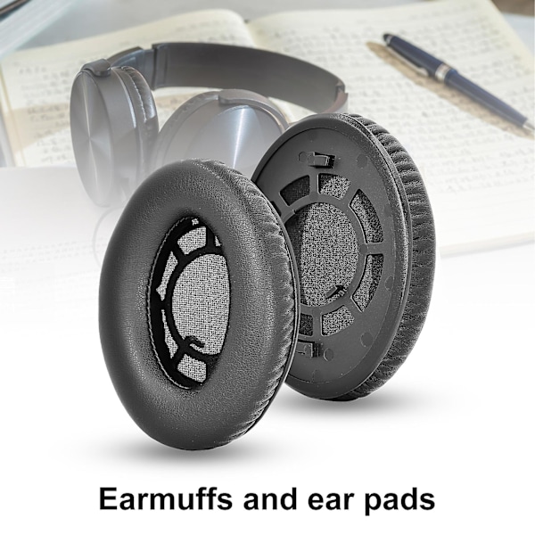 1 Par Høy Elastisitet Øreputer Myke Ørekopper Headset Ørevarmere Beskyttende Pute med Spenne for Sennheiser RS120/100/110/115/117/119 2