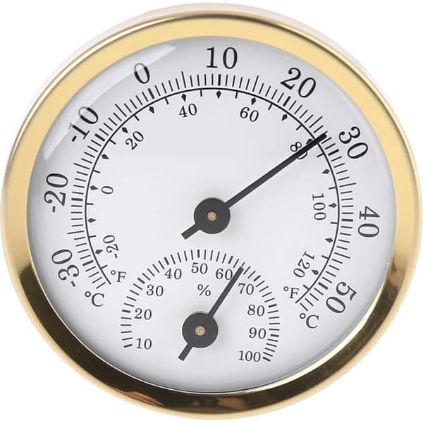 58 mm analog inomhustermometer hygrometer temperaturfuktighetsmätare för hushållsbruk