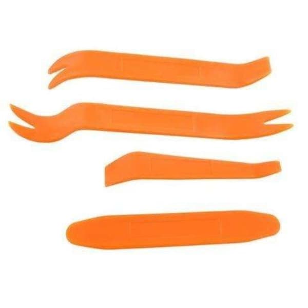 4-pak - Bilpanelafmonteringsværktøj - Orange