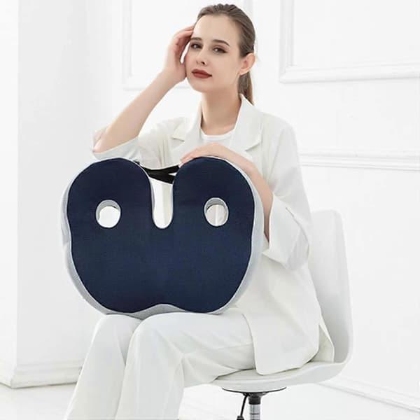 Libiyi Outfany Ergoseat, Welnax Orthosoothe Sædepude i Memoryskum Grey