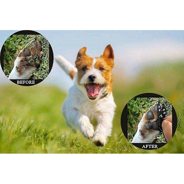 Hundtasskydd Kraftiga Halkskydd 4 Stycken, Självhäftande Engångs Hundskor Stövlar Strumpor XXL