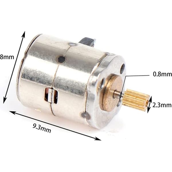 10 stk./pakke Mini Stepmotor 2-faset 4-leder Miniature Stepmotor med Gear Mini Motor Legetøj DIY Motor