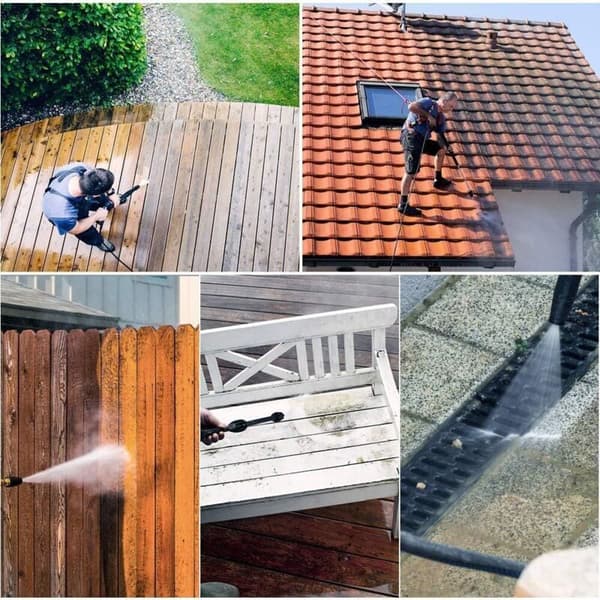 1,8 GPM 3000 PSI 035 Roterande Turbomunstycke för Högtryckstvätt, 1/4\" Snabbkoppling, Högtryckstvättmunstycke