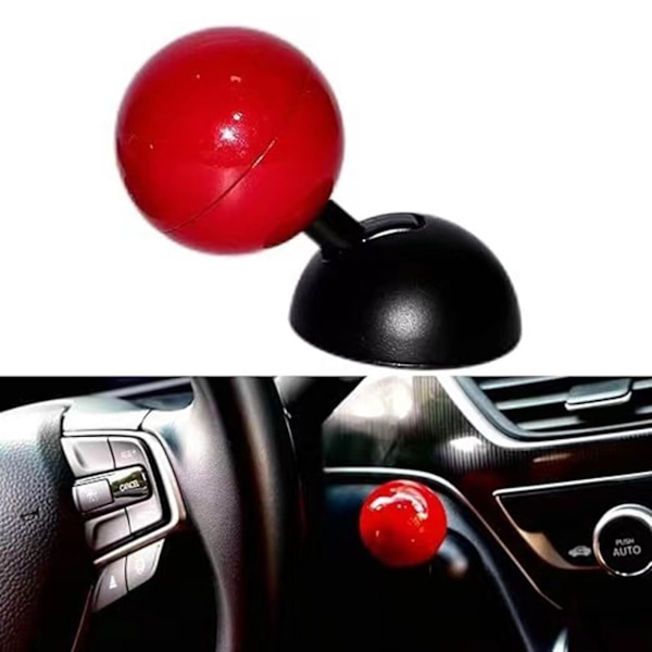 Startknappskydd för bilmotor, universell, enkel installation, joystick, bilstartknapp, stoppknapp, en-touch startknappskydd Red