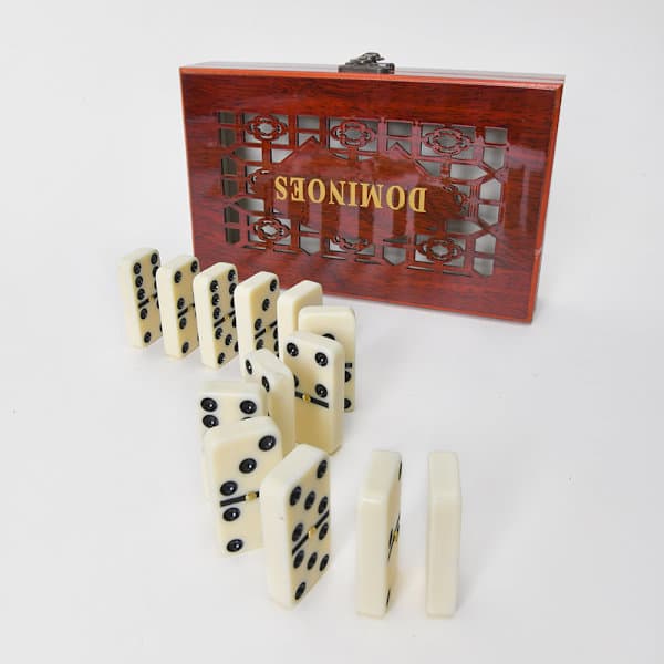 Sten Domino - Domino Spil Varm Hvid