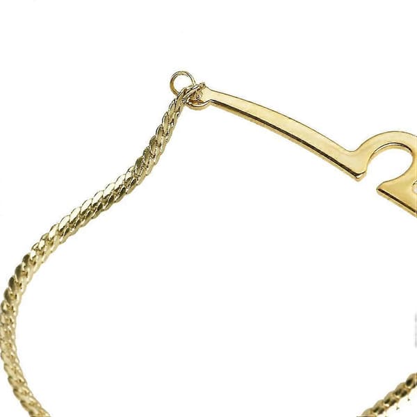 Slipsnål för män med tvinnad flätdesign (Guld)