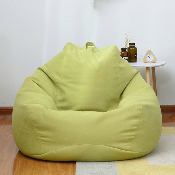 Helt Ny Extra Stor Sittsäck Fåtölj Soffa Överdrag Inomhus Lazy Lounger För Vuxna Barn Toppsäljare! Brown 100 * 120cm