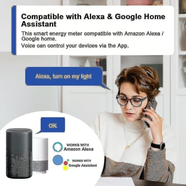 63A WiFi Smart Energimätare