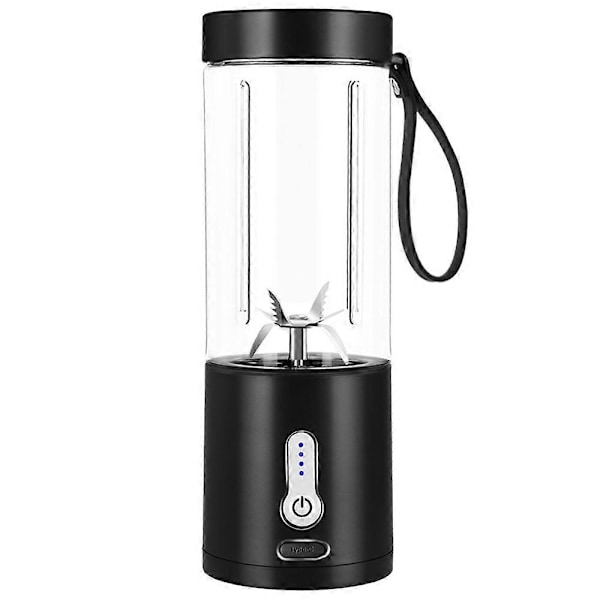 Personlig Blender för Smoothies och Shakes Smoothie Blender Mini Maskin 530ML Svart