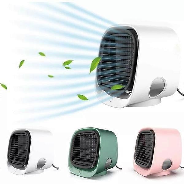 Moderne mini luftkjøler USB / Vifte Luftfukter - Hvit Hvit