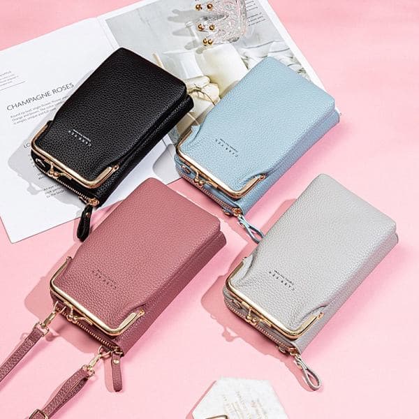 Dame Telefon Taske Crossbody Taske GRÅ - på lager grå grey