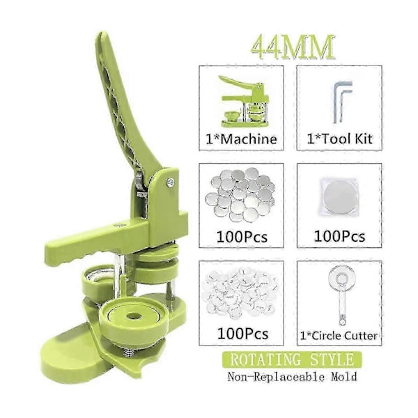 25/32/37/44 MM Knappmaskin Installationsform - Yvan 44MM