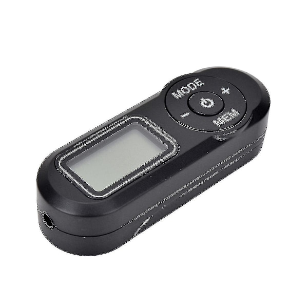 Bærbar DSP FM-radio med LCD-skjerm og hodetelefoner