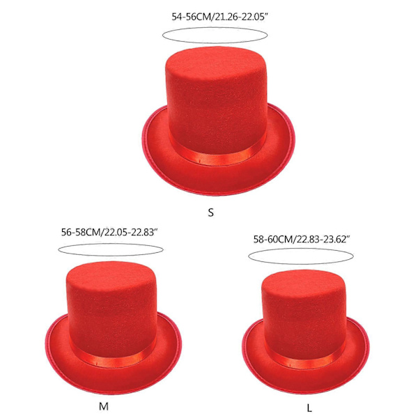 Roll Trim Hög Hatt för Kvinnor Män Scenföreställningar Gentleman Hatt Temafest Maskerader Utklädnad Huvudbonad Nonwoven Hatt Khaki L Khaki L