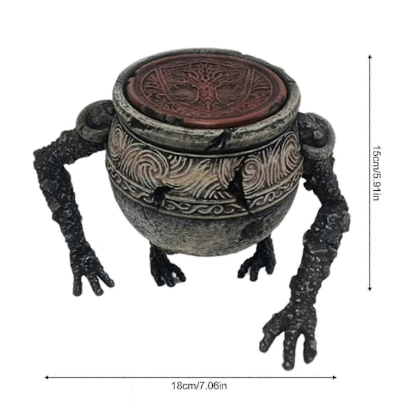 Elden Ring Pot Boy Statuer Med Innebygde Fargeskiftende LED-lys, Pot Boy Figurer Bordlampe For Hjemmeinnredning, Spillfans Samling-w