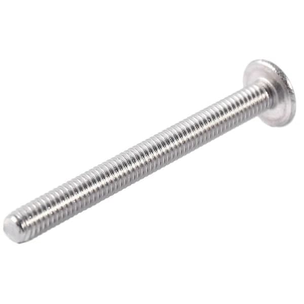 50 stk. Truss-hovedbolte #6-32 x 1 1/4 tommer sølv